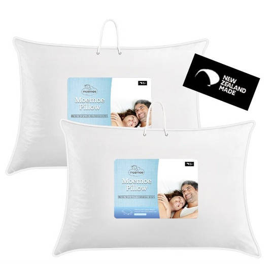 Moemoe - Feather and Down Standard Pillows (Pair)